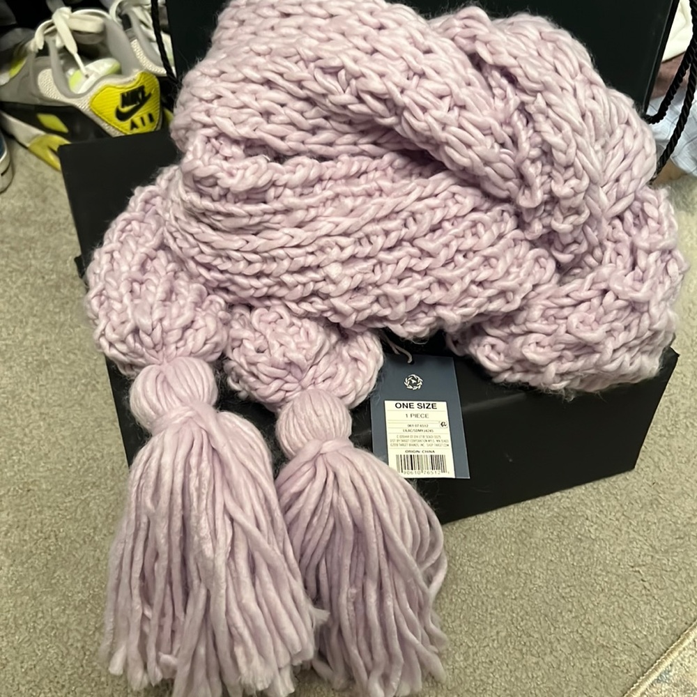 Lilac Knit Scarf by Universal Thread